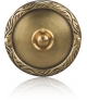 Przycisk dzwonkowy mosiężny z szyldem okrągłym PDM-231