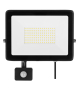 Naświetlacz LED SOLIS 100W PIR 230V IP44 czarny, barwa biała neutralna TYP: NAS-100WNPIR