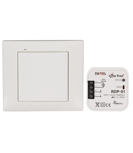 ZESTAW STEROWANIA BEZPRZEWODOWEGO - OŚWIETLENIE Z FUNKCJĄ ŚCIEMNIANIA RZB-02