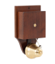 DZWONEK RETRO DREWNO 230V JASNY DNS-971-CIM
