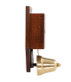 DZWONEK RETRO DREWNO 230V JASNY DNS-971-CIM