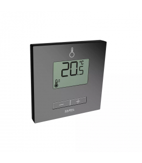 Regulator temperatury LPW-21 Exta Life prosty 230V czarny bezprzewodowy