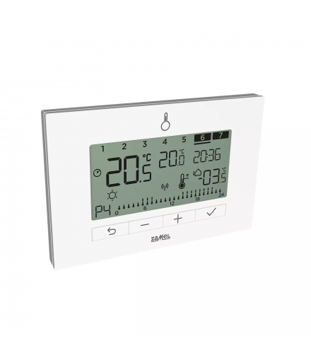 Regulator temperatury LPW-23 tygodniowy 230V biały bezprzewodowy