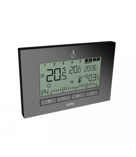 Regulator temperatury LPW-23 tygodniowy 230V czarny bezprzewodowy