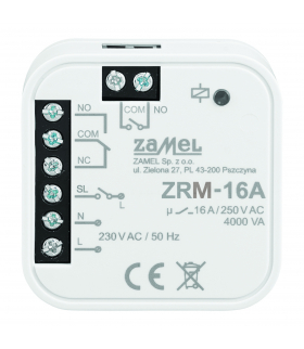 MODUŁ PRZEKAŹNIKA BEZPOTENCJAŁOWEGO, DOPUSZKOWY ZRM-16A