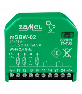 Sterownik bramowy wi-fi 2-kanałowy dwukierunkowy SUPLA SBW-02